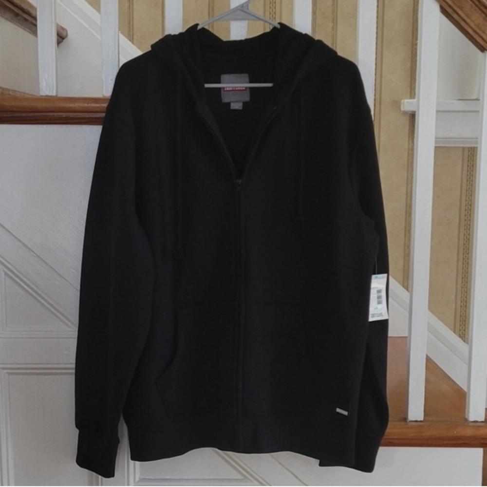 CRAFTSMAN Men's Black Zip Up Heavy Duty Hoodie Size Large